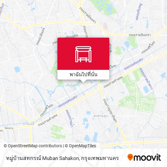 หมู่บ้านสหกรณ์ Muban Sahakon แผนที่