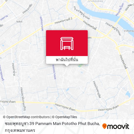 ซอยพุทธบูชา 39 Pamnam Man Pototho Phut Bucha แผนที่