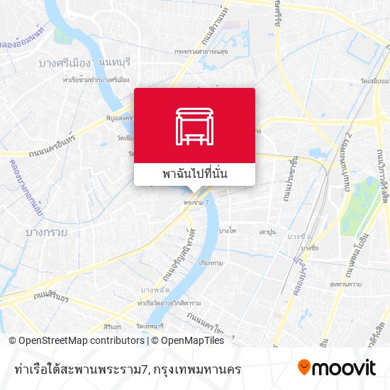 ท่าเรือใต้สะพานพระราม7 แผนที่