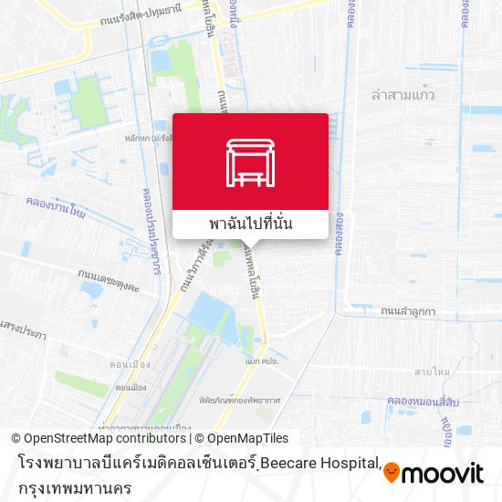 โรงพยาบาลบีแคร์เมดิคอลเซ็นเตอร์ ฺBeecare Hospital แผนที่