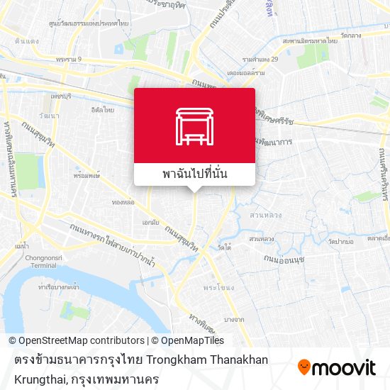 ตรงข้ามธนาคารกรุงไทย Trongkham Thanakhan Krungthai แผนที่