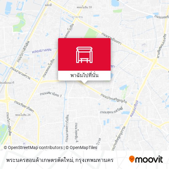 พระนครฮอนด้าเกษตรตัดใหม่ แผนที่