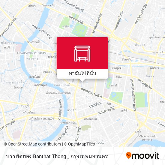 บรรทัดทอง Banthat Thong , แผนที่