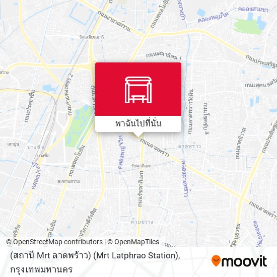 (สถานี Mrt ลาดพร้าว) (Mrt Latphrao Station) แผนที่