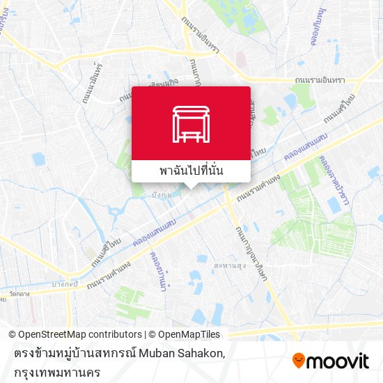 ตรงข้ามหมู่บ้านสหกรณ์ Muban Sahakon แผนที่