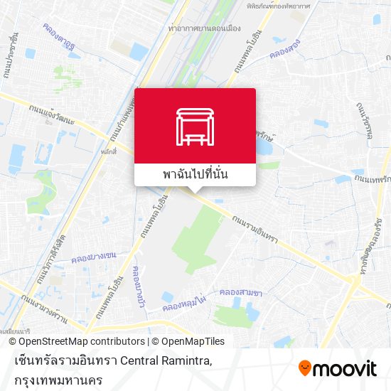 เซ็นทรัลรามอินทรา Central Ramintra แผนที่