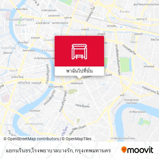 แยกนรินธร,โรงพยาบาลบางรัก แผนที่