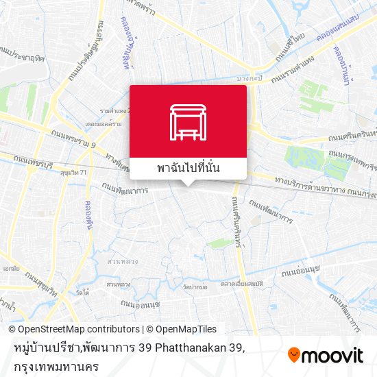 หมู่บ้านปรีชา,พัฒนาการ 39  Phatthanakan 39 แผนที่