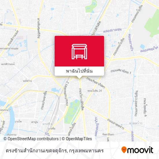 ตรงข้ามสำนักงานเขตจตุจักร แผนที่
