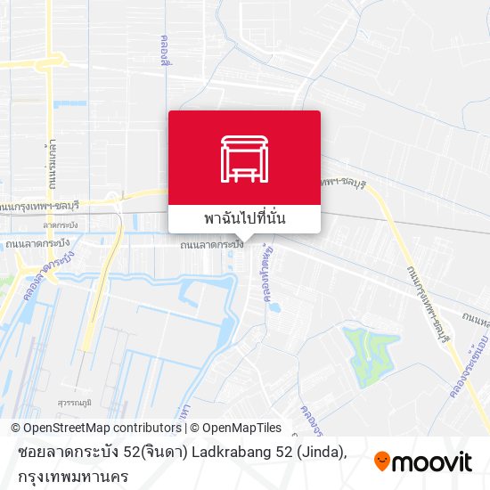 ซอยลาดกระบัง 52(จินดา) Ladkrabang 52 (Jinda) แผนที่