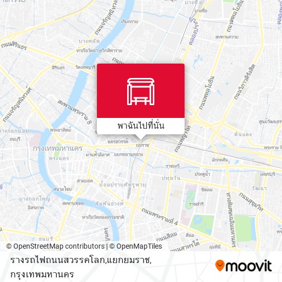 รางรถไฟถนนสวรรคโลก,แยกยมราช แผนที่