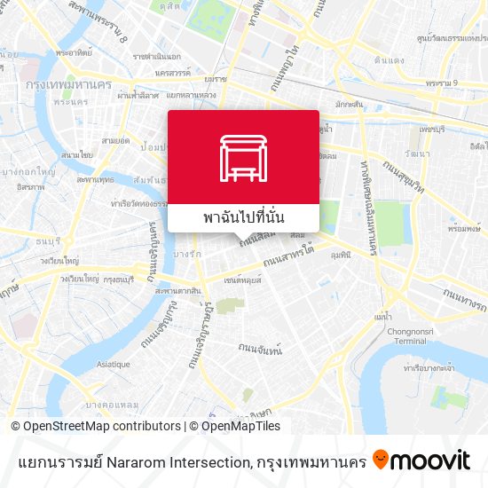 แยกนรารมย์ Nararom Intersection แผนที่