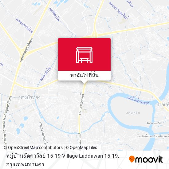 หมู่บ้านลัดดาวัลย์ 15-19 Village Laddawan 15-19 แผนที่