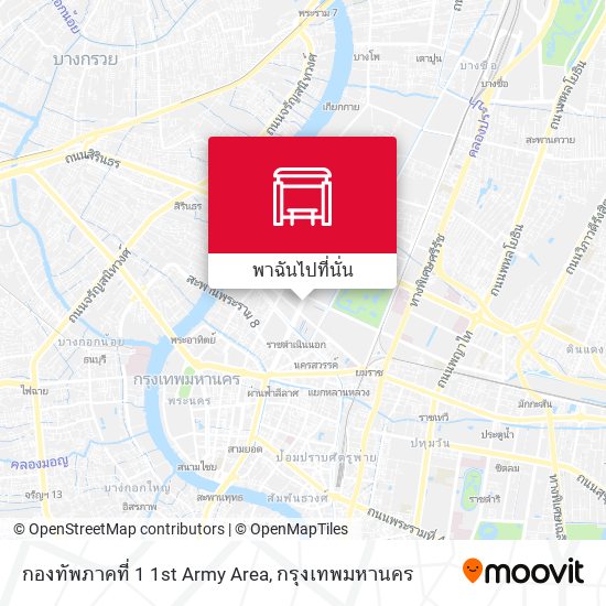 กองทัพภาคที่ 1 1st Army Area แผนที่