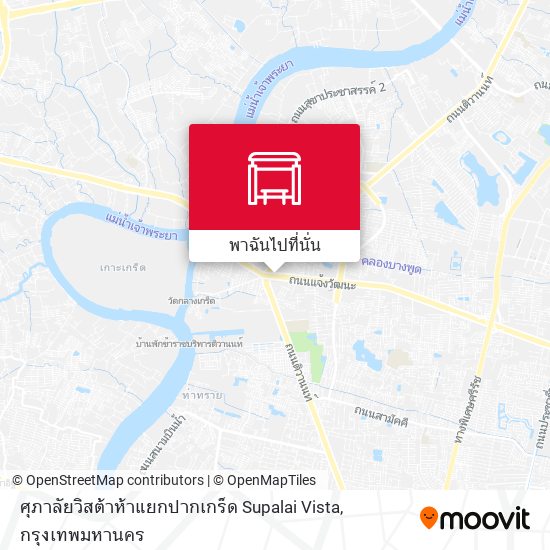 ศุภาลัยวิสต้าห้าแยกปากเกร็ด Supalai Vista แผนที่