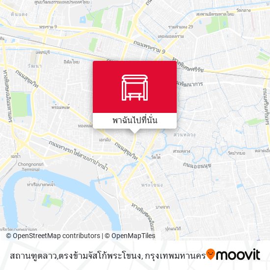 สถานฑูตลาว,ตรงข้ามจัสโก้พระโขนง แผนที่