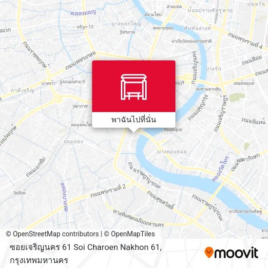 ซอยเจริญนคร 61 Soi Charoen Nakhon 61 แผนที่