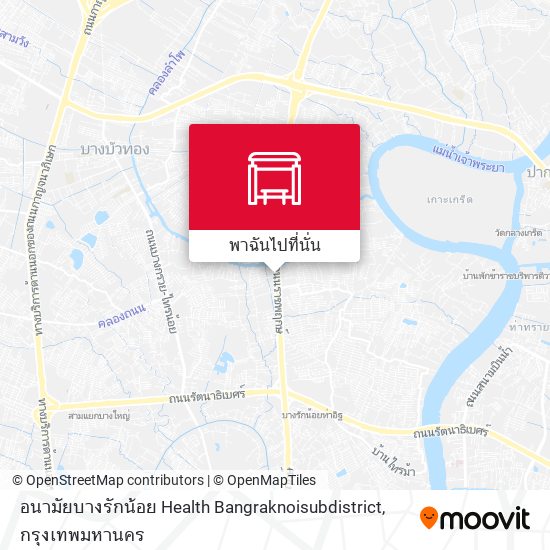 อนามัยบางรักน้อย  Health Bangraknoisubdistrict แผนที่