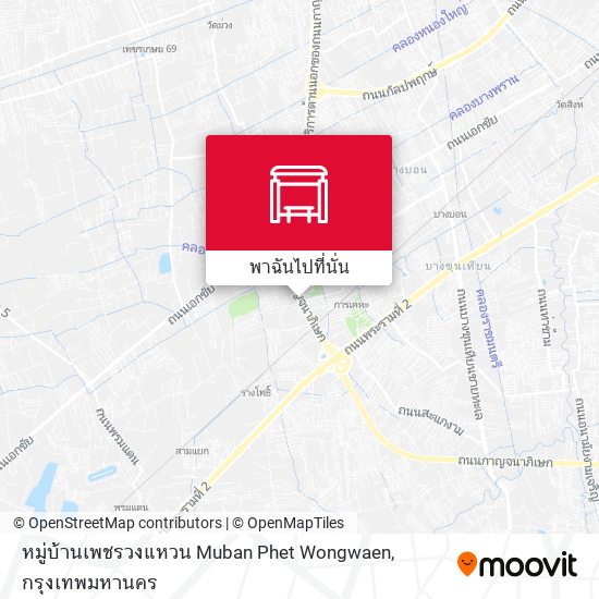 หมู่บ้านเพชรวงแหวน Muban Phet Wongwaen แผนที่