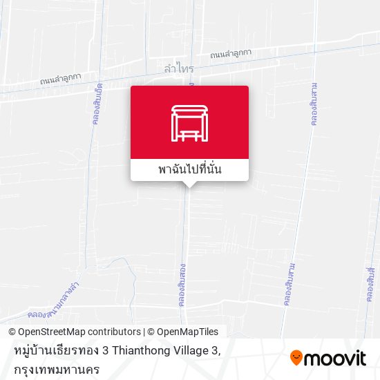 หมู่บ้านเธียรทอง 3 Thianthong Village 3 แผนที่
