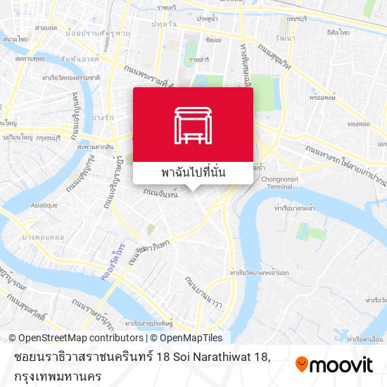 ซอยนราธิวาสราชนครินทร์ 18 Soi Narathiwat 18 แผนที่