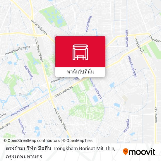 ตรงข้ามบริษัท มิสทีน Trongkham Borisat Mit Thin แผนที่