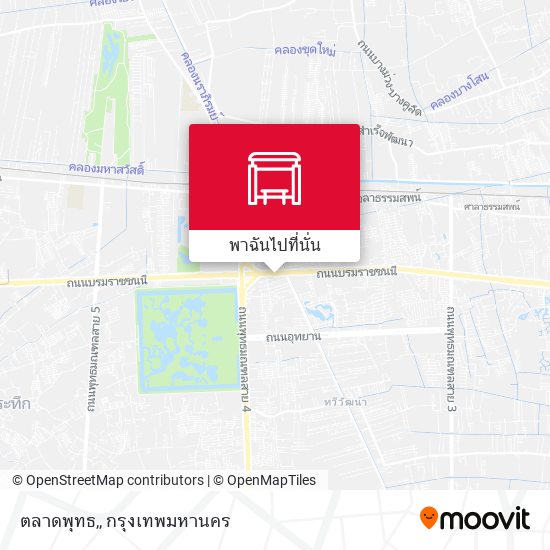 ตลาดพุทธ, แผนที่