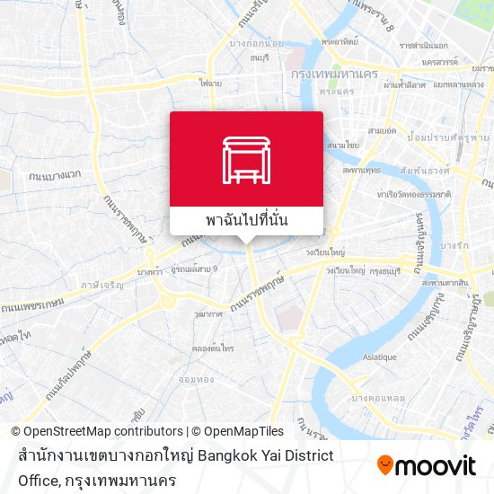 สำนักงานเขตบางกอกใหญ่ Bangkok Yai District Office แผนที่