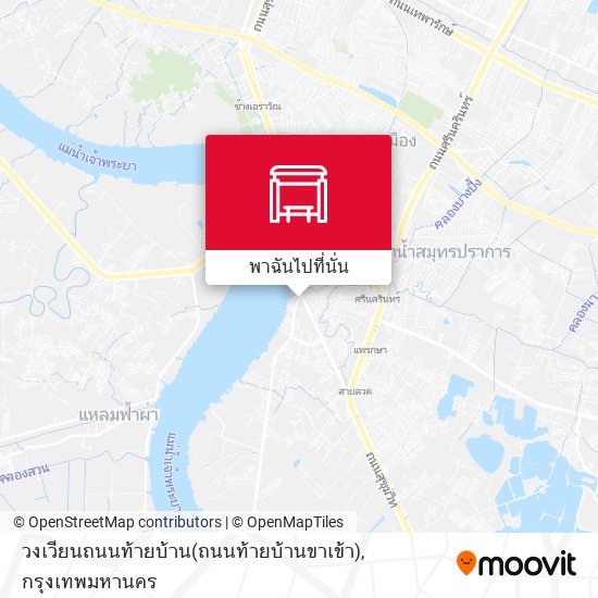 วงเวียนถนนท้ายบ้าน(ถนนท้ายบ้านขาเข้า) แผนที่