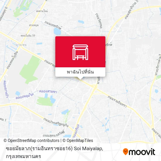 ซอยมัยลาภ(รามอินทราซอย16) Soi Maiyalap แผนที่