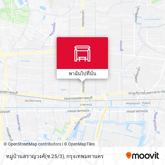 หมู่บ้านสราญวงศ์(ซ.25/3) แผนที่