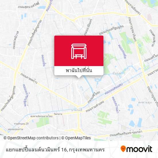 แยกแฮปปี้แลนด์นวมินทร์ 16 แผนที่