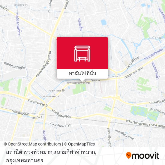 สถานีตำรวจหัวหมาก,สนามกีฬาหัวหมาก แผนที่