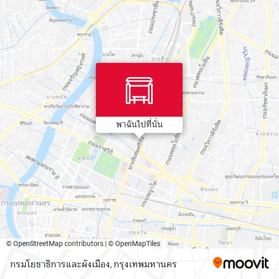 กรมโยธาธิการและผังเมือง แผนที่