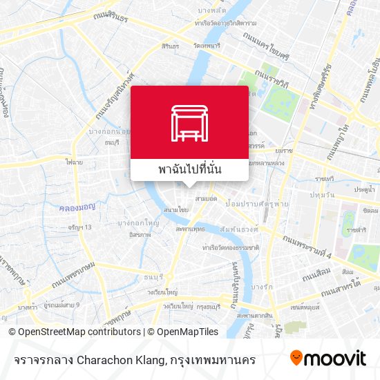 จราจรกลาง Charachon Klang แผนที่