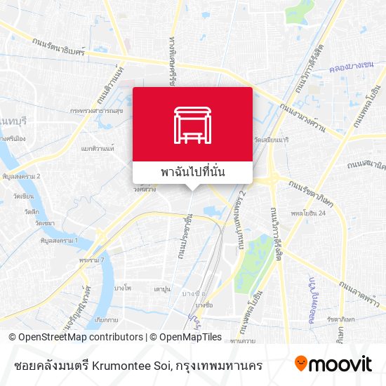 ซอยคลังมนตรี Krumontee Soi แผนที่