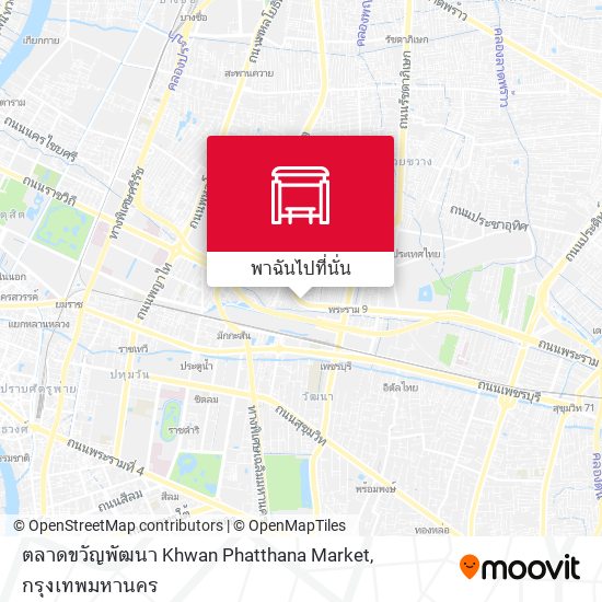 ตลาดขวัญพัฒนา Khwan Phatthana Market แผนที่