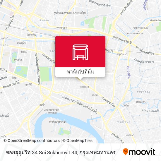 ซอยสุขุมวิท 34 Soi Sukhumvit 34 แผนที่