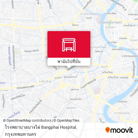 โรงพยาบาลบางไผ่ Bangphai Hospital แผนที่