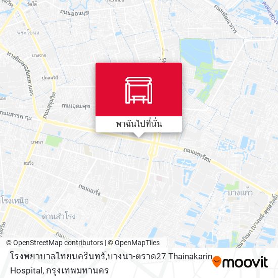 โรงพยาบาลไทยนครินทร์,บางนา-ตราด27 Thainakarin Hospital แผนที่