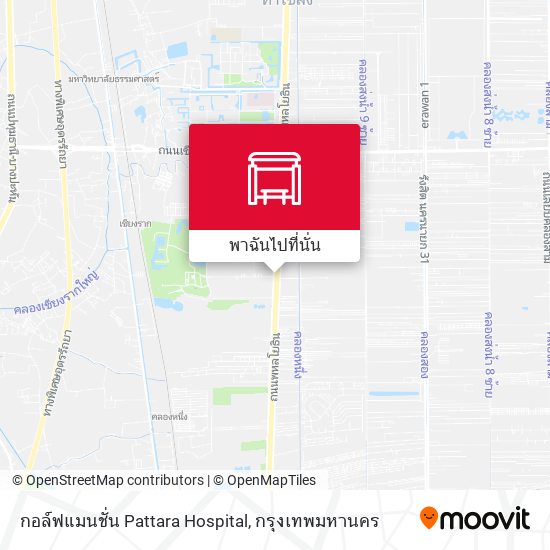 กอล์ฟแมนชั่น Pattara Hospital แผนที่