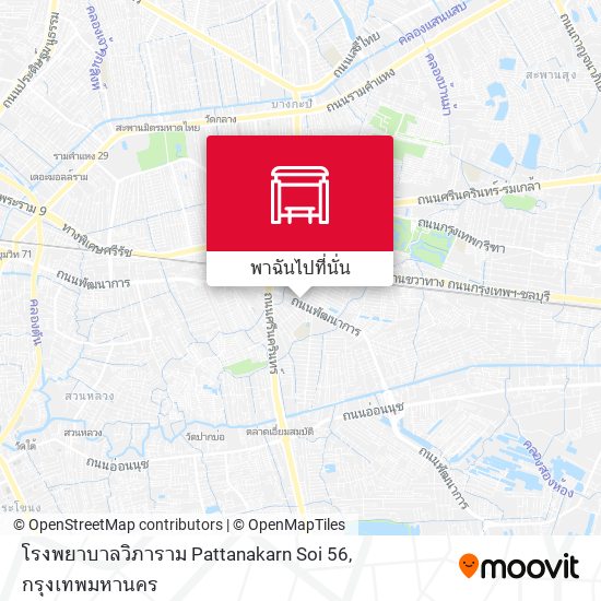 โรงพยาบาลวิภาราม Pattanakarn Soi 56 แผนที่