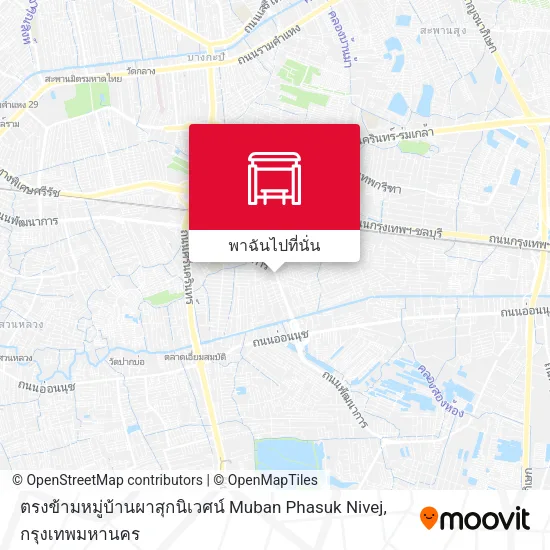 ตรงข้ามหมู่บ้านผาสุกนิเวศน์ Muban Phasuk Nivej แผนที่