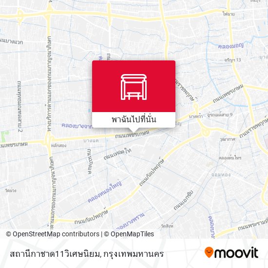 สถานีกาชาด11วิเศษนิยม แผนที่