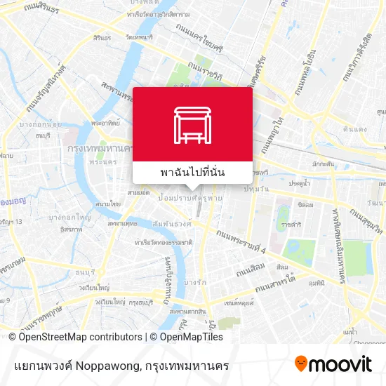 แยกนพวงค์ Noppawong แผนที่
