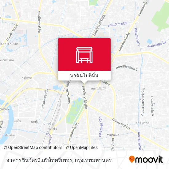 อาคารชินวัตร3,บริษัทตรีเพชร แผนที่