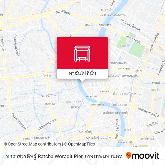 ท่าราชวรดิษฐ์ Ratcha Woradit Pier แผนที่