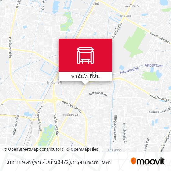 แยกเกษตร(พหลโยธิน34/2) แผนที่