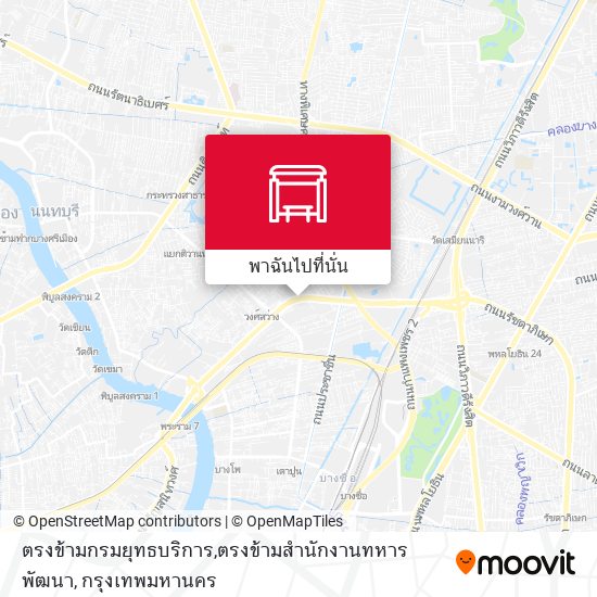 ตรงข้ามกรมยุทธบริการ,ตรงข้ามสำนักงานทหารพัฒนา แผนที่