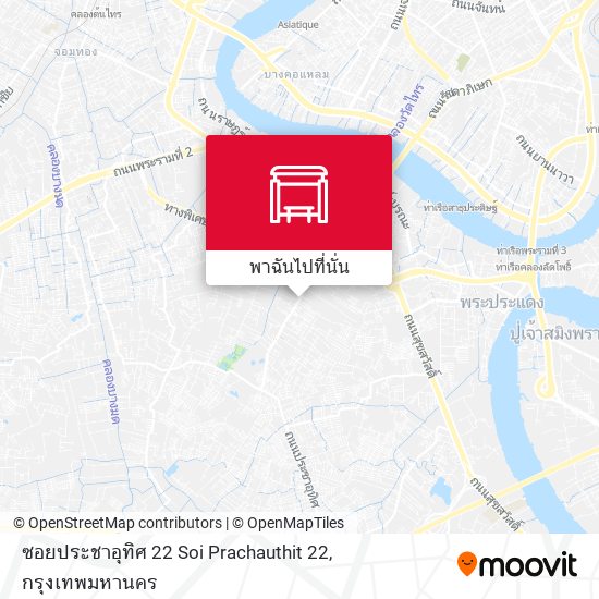 ซอยประชาอุทิศ 22 Soi Prachauthit 22 แผนที่